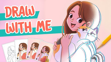 DRAW WITH ME【START to FINISH Process】Procreate 和我一起画吧｜绘画过程｜FENNNG Tiny Desk Studio