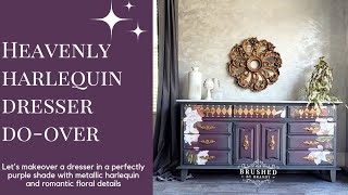 Furniture Upgrade: Purple Dresser Becomes Stylish Bathroom Vanity