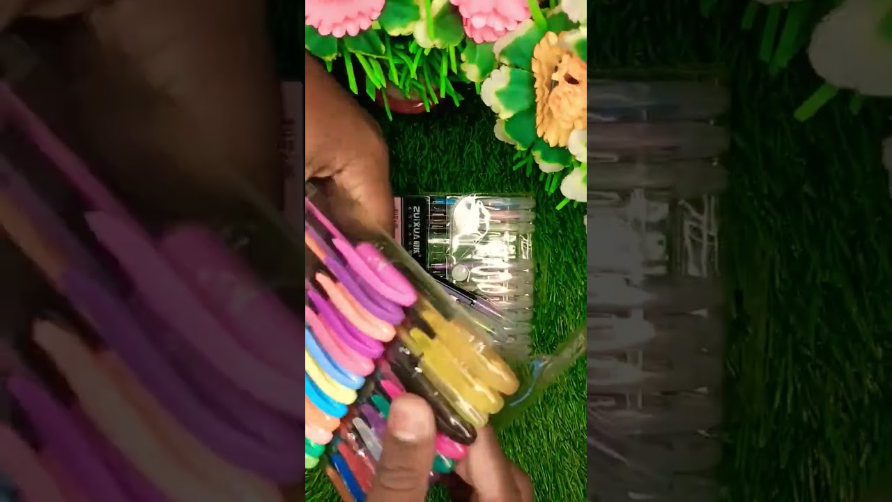 unboxing neon colour pen 