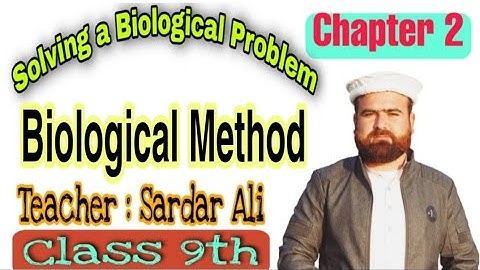 Biological Method | Pashto | 9th Biology | Solving a Biological Problem | Armaghan Tution Academy