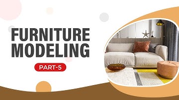 How to make a Furniture Model in 3ds Max I Part 5 I Bangla Tutorial