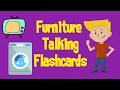 Furniture items talking flashcards