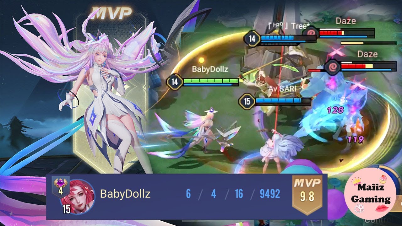 ROV Diao Chan WaVe Diamond VS Violet Realm Guardian| เตียวเสี้ยน MVP| 传说对决貂蝉 wave 保底 傳說對決 |Liên Quân