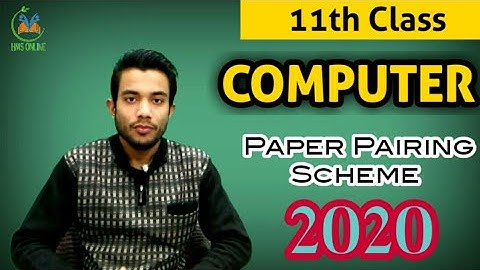1st Year Computer Paper Pairing Scheme 2020 | Computer Science For Fsc part 1| HMS Online
