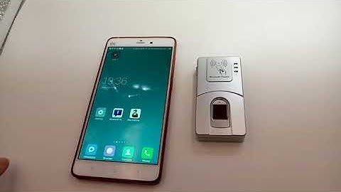 HF7000 Wireless Bluetooth Fingerprint IC Card Reader Connection