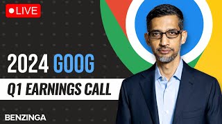 🔴WATCH LIVE: Google Q1 2024 Earnings Call | $GOOG $GOOGL