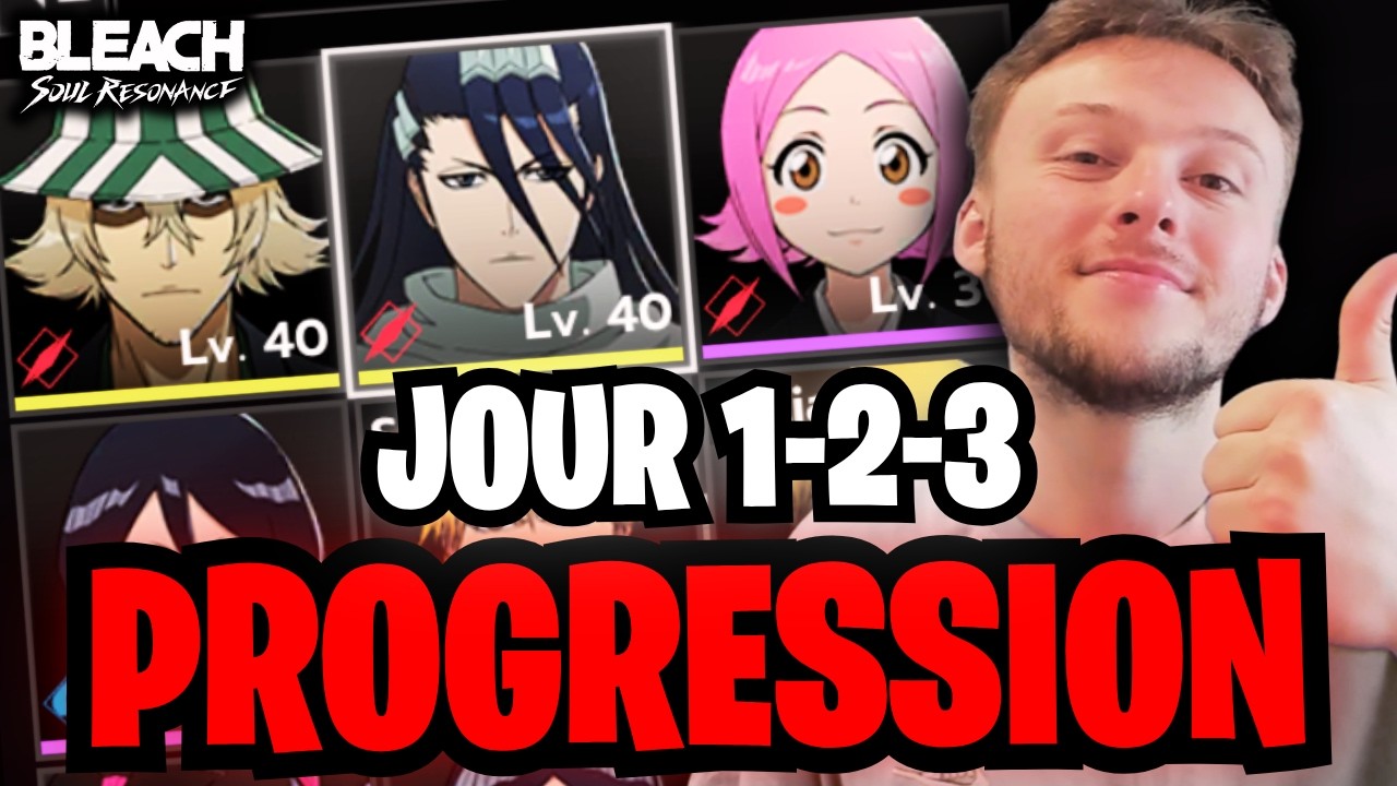 🔥 MA PROGRESSION JOUR 1-2-3 ! JE DEVIENS TROP FORT! ASTUCES, BOX SSR & GUILDE BLEACH SOUL RESONANCE