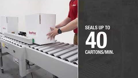 BestPack MS20 Manual Side Drive Bottom Only Case Sealer | www.ProPac.com