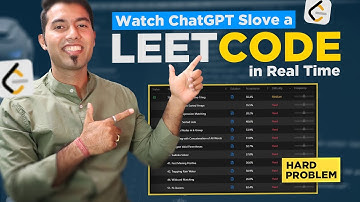 Watch ChatGPT Solve a LeetCode Hard Problem in Real Time 🔥