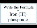 Iron III Phosphide Concepts