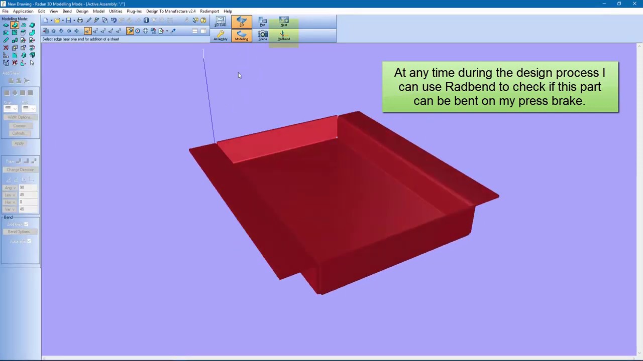 Introduction to Radbend - Radan