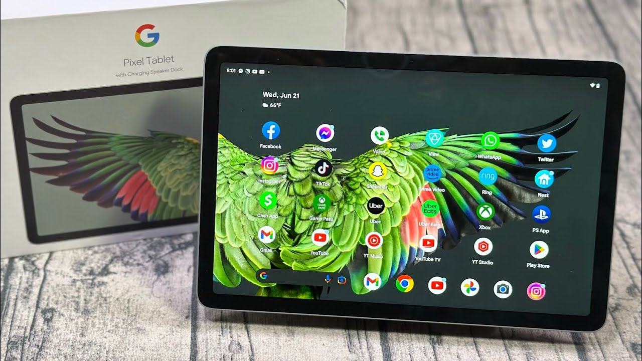 Google Pixel Tablet Unboxing (Hazel/256GB) - YouTube
