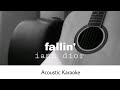 Iann Dior Fallin Acoustic Karaoke mp3