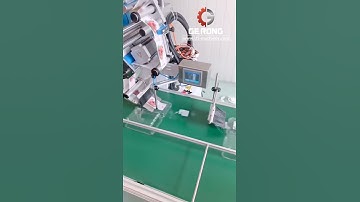 Automatic fruit tray box unfold tray top labeling machine labeler line