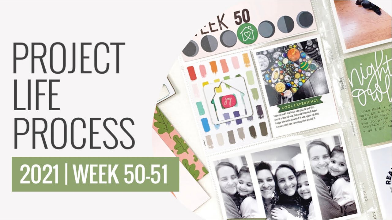 Project Life Layout Examples Project Life Process Layout 2020 | Week 50-51 - YouTube