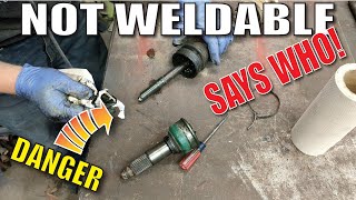 Broken CV Axle Shaft WELD IT .... DID IT HOLD UP?