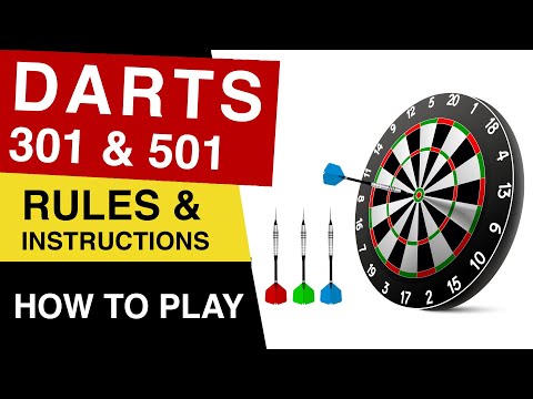 How to play Darts Game : Rules of Darts Board Game :