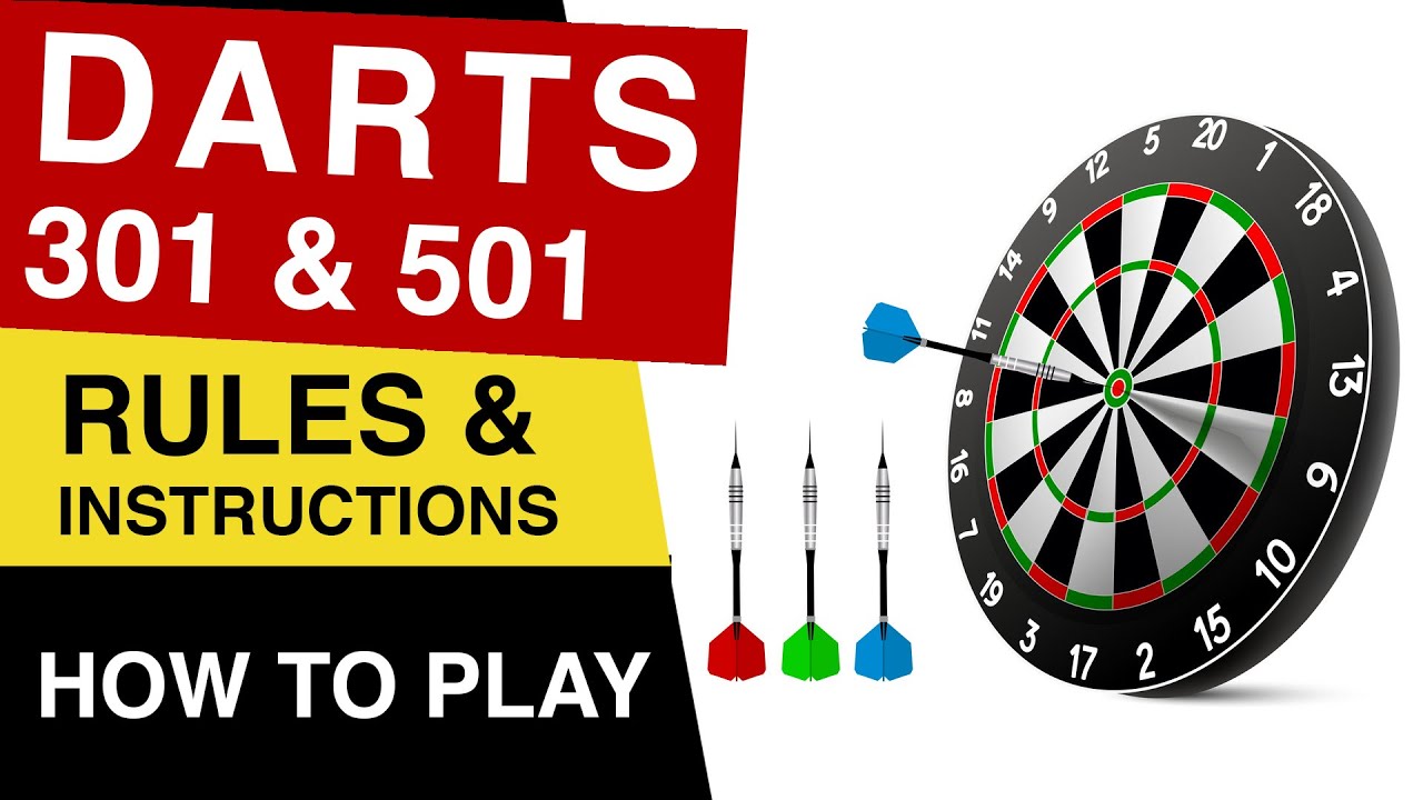 baggrund kugle Spænding How to play Darts Game : Rules of Darts Board Game : Darts - YouTube