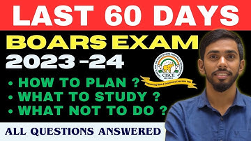 60 Days Strategy | Board Exam Strategy According to TimeTable Date ICSE ISC | By Prateik Sharma