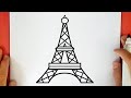 COMO DESENHAR A TORRE EIFFEL