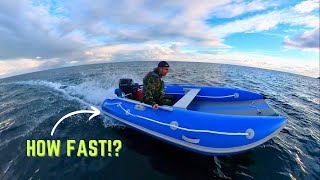 The FASTEST Inflatable BOAT I’ve ever used