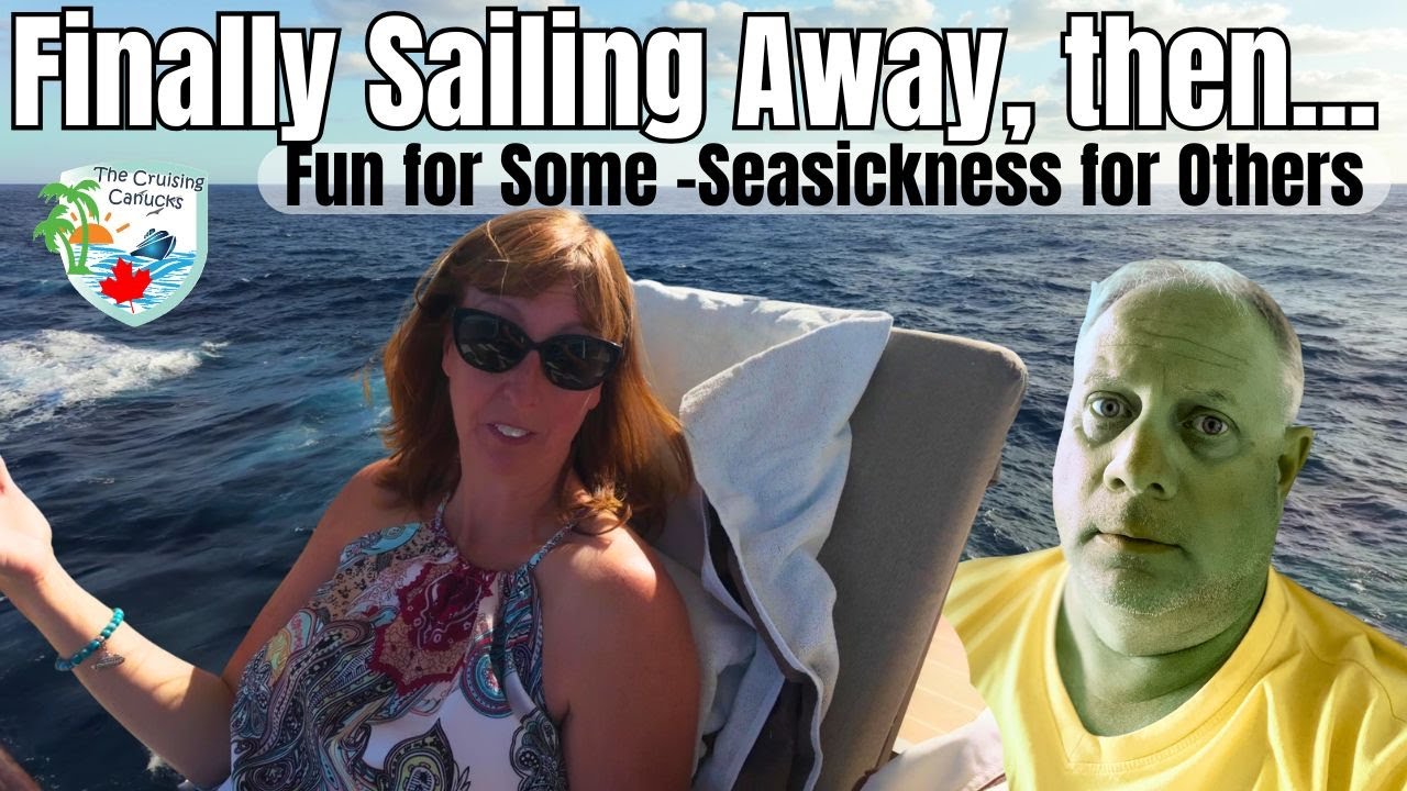 НАКОНЕЦ-ТО плывём на Бермуды! Но морская болезнь даёт о себе знать.