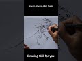 how to draw an alien Part 3 shorts,from the movie alien vs predator,alien queen