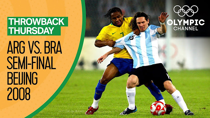 Argentina vs Brazil - Highlights | Men's Football Beijing 2008 | Throwback Thursday