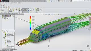 OIL TANKER FLOW SIMULATION BY 120 KM/H AIR SPEED BY SOLIDWORKS FLOW SIMULATION PART 2
