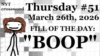 Thursday, 32626 -- Nyt Crossword With Sam