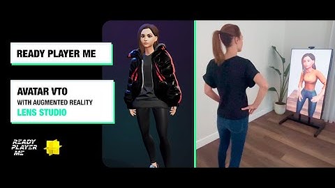 Ready Player Me avatar virtual try-on with augmented reality | Body & Facial Tracking | Lens Studio