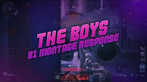 Qwkey - The Boys #B1 Montage Challenge Response