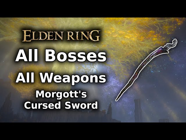 Elden Ring Morgott's Cursed Sword Playthrough