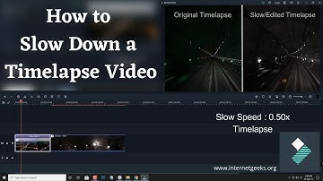 How to Slow Down a Timelapse Video | How to Edit Timelapse Video