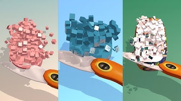 Very satisfying and relaxing ASMR slicing game | part 43