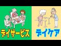 知っておきたい　デイケアとデイサービスの違い！メダカの学校
