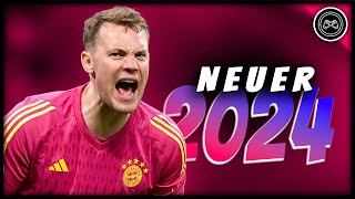 Manuel Neuer 2023/24 ● G.O.A.T ● Crazy Saves & Passes , Skills | FHD