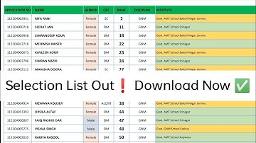 jkbopee big update! Provisional Selection list Out ✅ Download now | GNM/ANM/MRT First Round