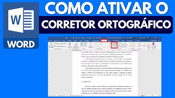COMO ATIVAR o CORRETOR ORTOGRÁFICO no WORD - PASSO A PASSO