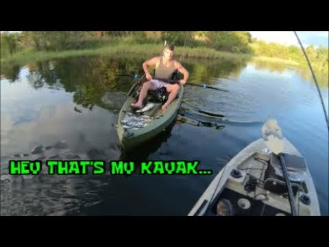 kayak flight BASS FISHIN With A SUBSCRIBER! Exploring New Waters
