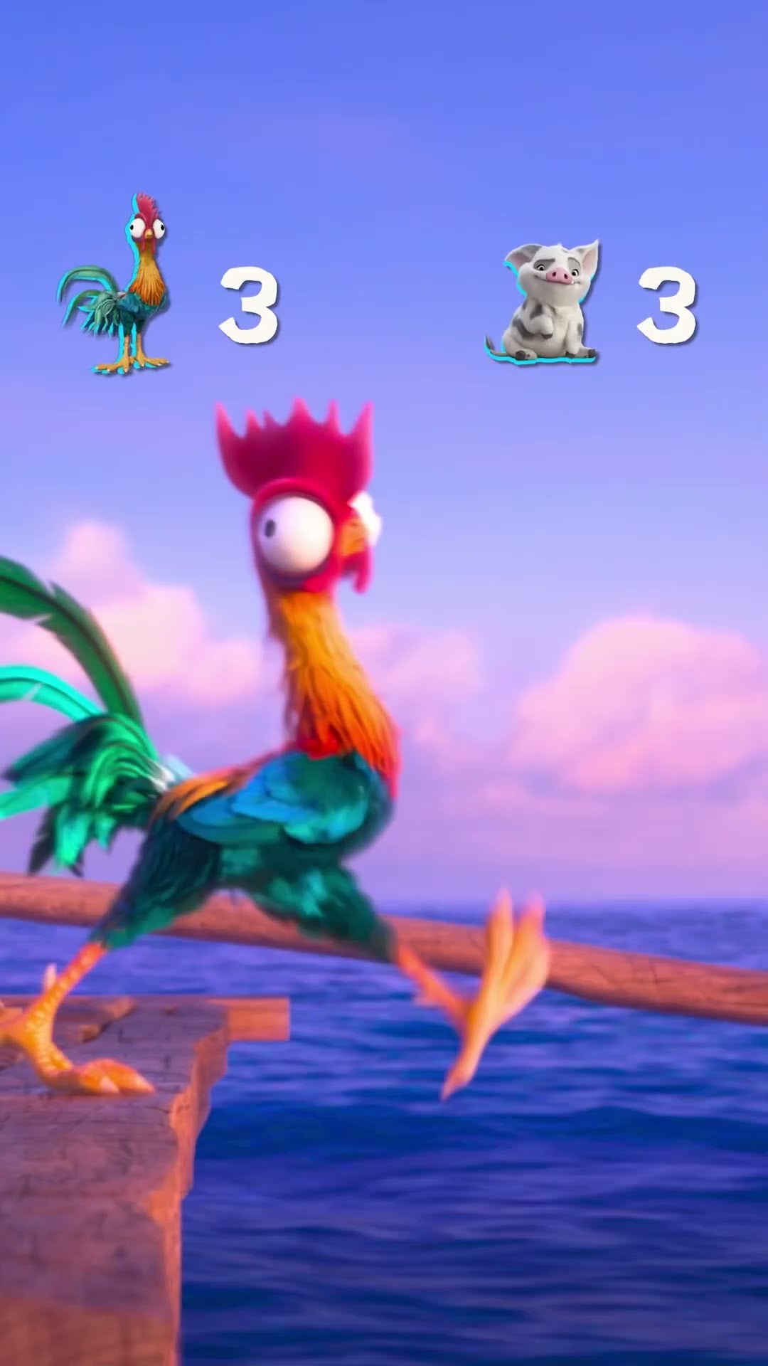 Heihei's Clucks ? vs. Pua's Oinks ? | Moana 2 | Disney Kids