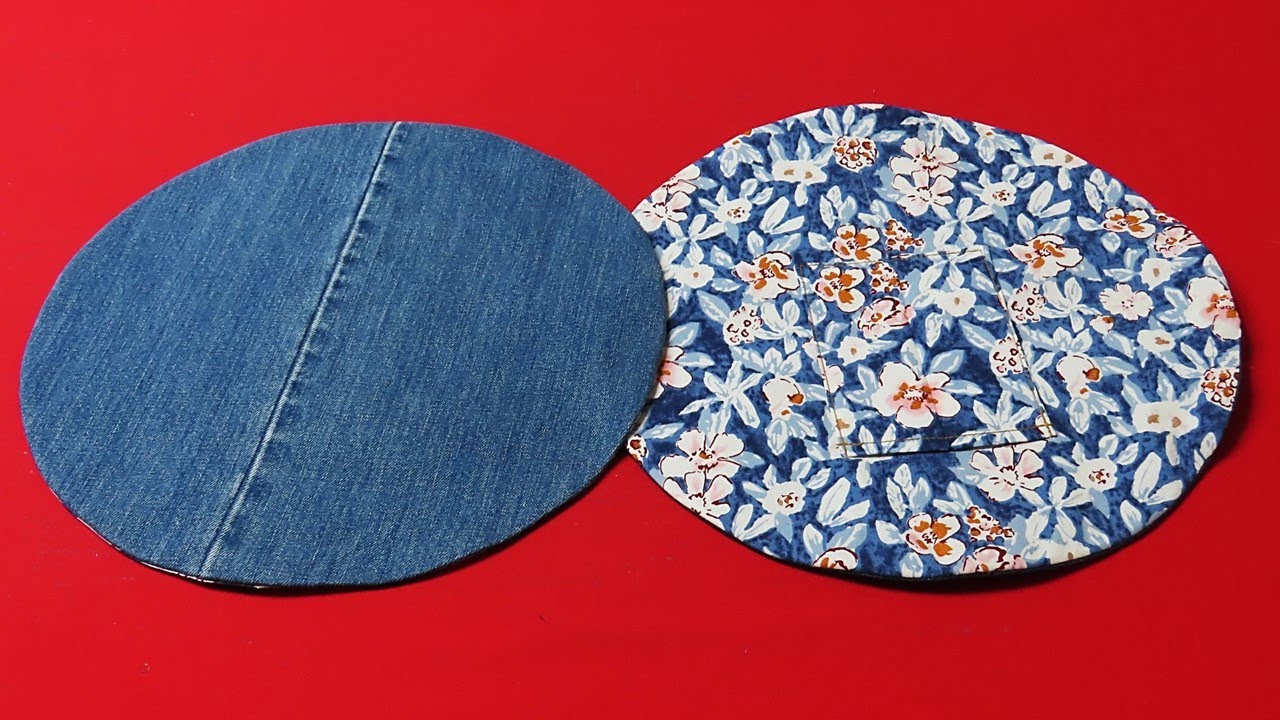 DIY핸드백을 바느질 하는 놀랍도록 쉬운 방법!/unbelievable sewing trick/circle handbag tutorial