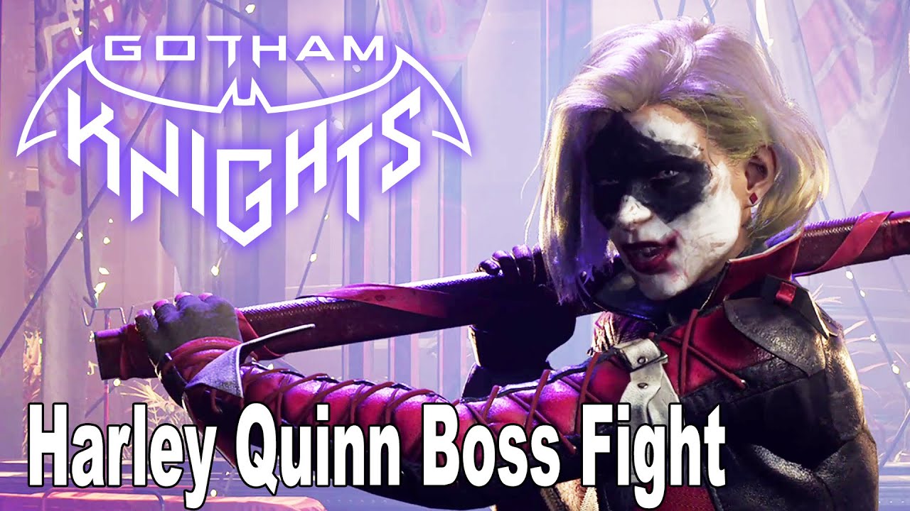 Gotham Knights Gameplay Showcases Harley Quinn Boss Fight