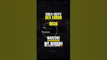 WARZONE NOT WORKING DEV ERROR 6036 #warzone #deverror6036 #warzonenotworking #deverror