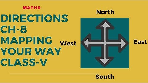 mapping your way #Directions chapter - 8 , 5th maths