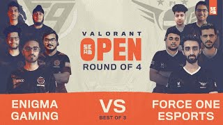 SKWAD Valorant Open | Semi Finals LB | Enigma Gaming vs ForceOne Esports