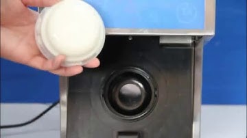 one shot ice cream dispenser machine HM26 operation