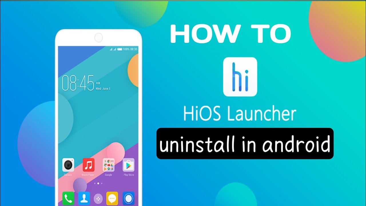 Hios launcher как удалить с телефона