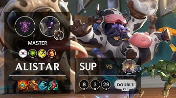 Alistar Support vs Rell - KR Master Patch 11.22