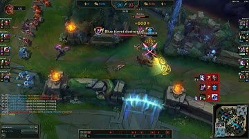 Warwick teleport?!? Amazing Q play